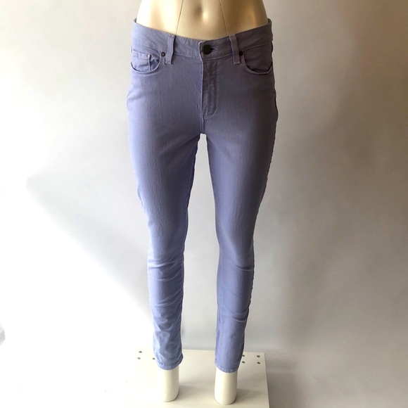 PAIGE Denim - Hoxton Ultra Skinny Wisteria Purple Denim